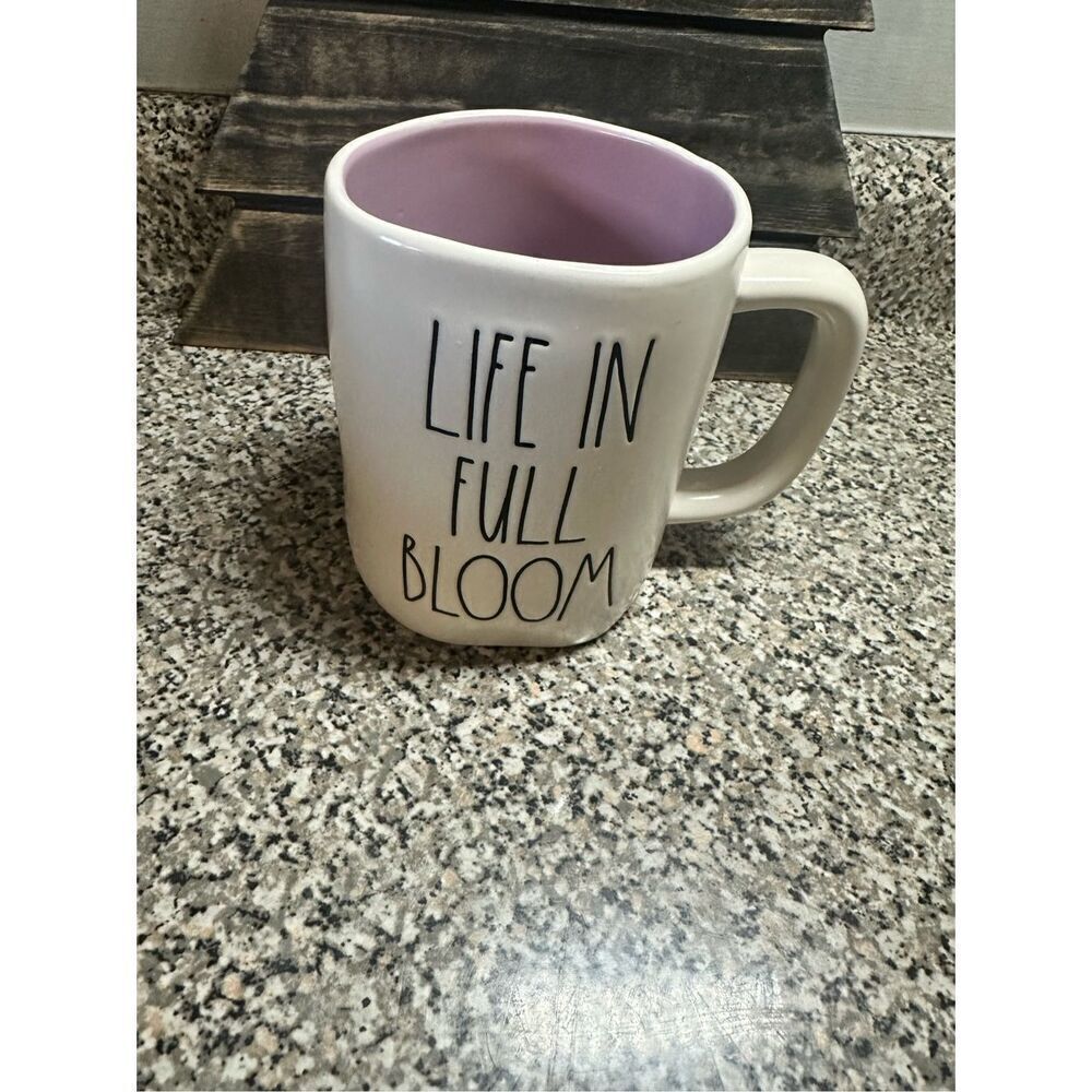 Rae Dunn Life In Full Bloom Ceramic Coffee Tea Mug